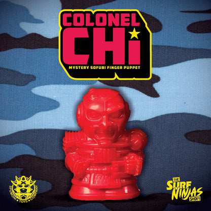 SURF NINJAS - COLONEL CHI MYSTERY SOFUBI FINGER PUPPET (PRE-ORDER)