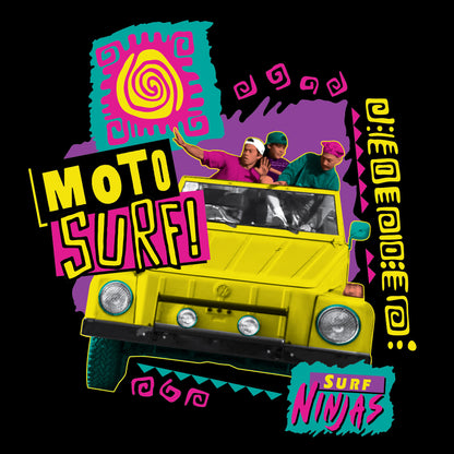*PRE-ORDER* SURF NINJAS "MOTO SURF" - REGULAR TEE (BLACK)