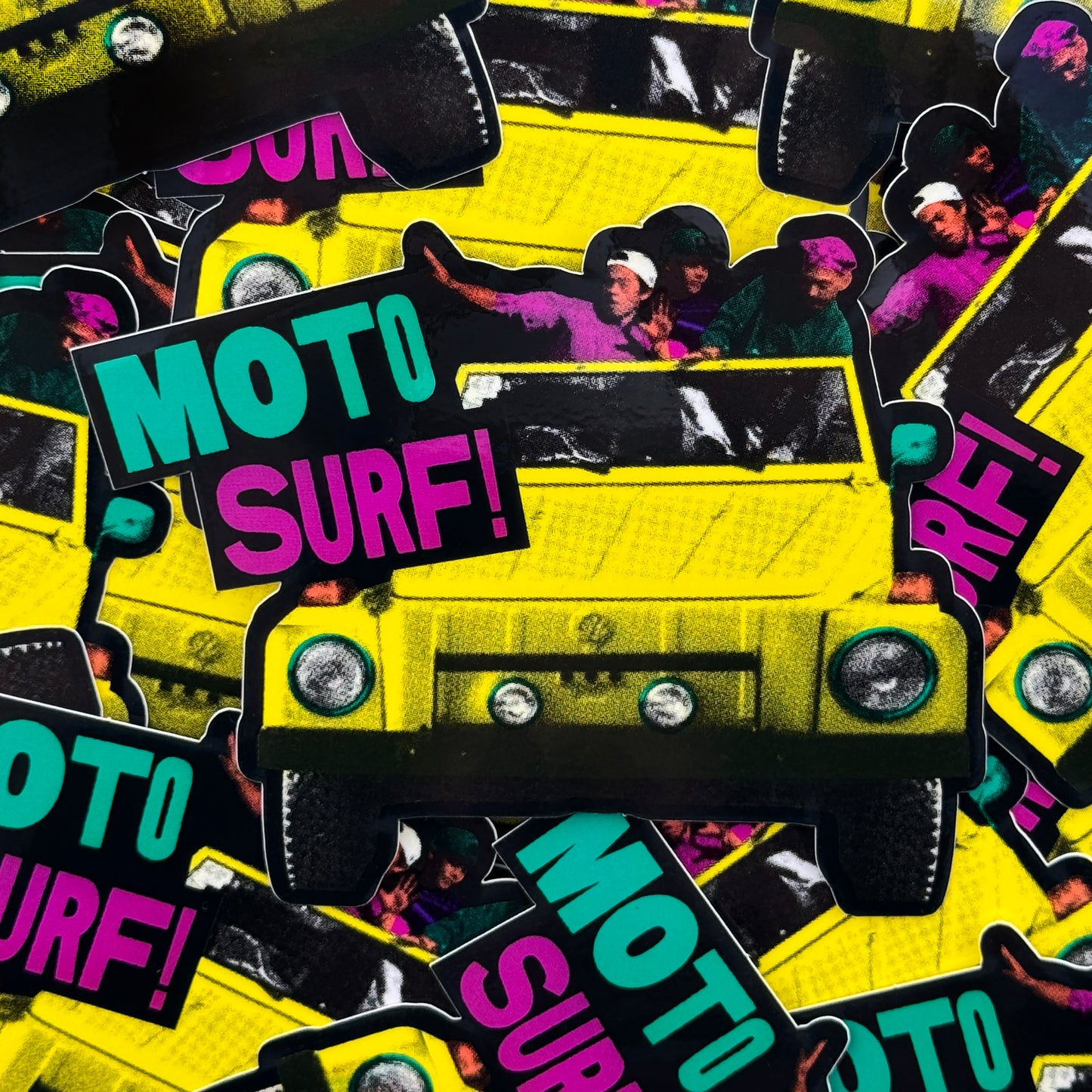 SURF NINJAS - MOTO SURF STICKER